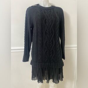NWT black sweater dress size Small